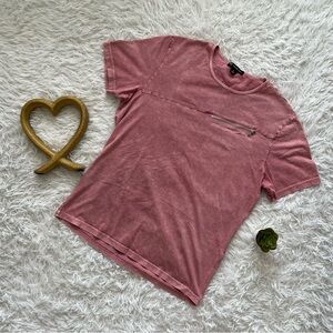 INC International Concepts Pink Scoop Neck Top